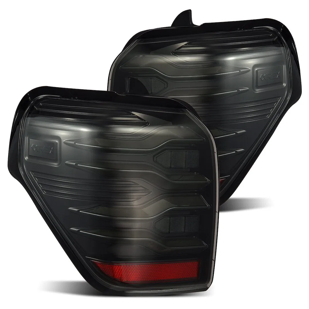 690030 – ALPHAREX USA Tail Light Assembly, LED Smoke Lens Alpha Black Housing Red Parking Or Brake Light/ Amber Turn ...